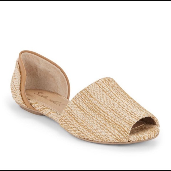 Splendid Shoes - Splendid Akron Rattan Wicker Open Toe Flats Sz 10
